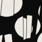 Preview: Viskose Geometrisch Schwarz/Ecru